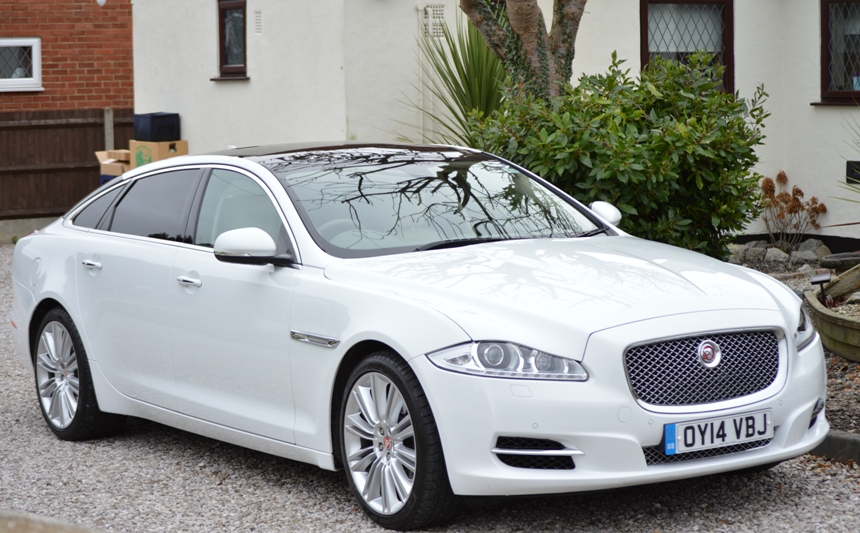 White Jaguar  White Modern Jaguar Wedding Car Hire In Kent