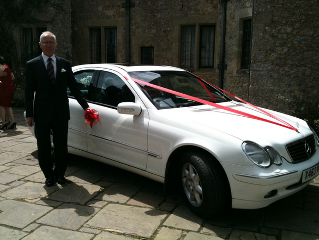 Mercedes benz wedding car kent #2