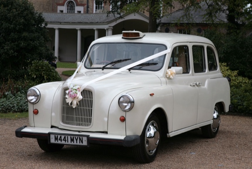 White London Taxi