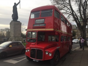 red routemsater bus hire