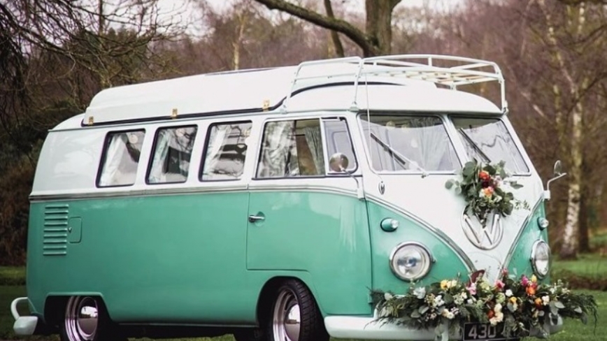 VW Campervans for weddings in Surrey