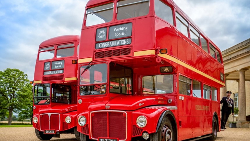 routemaster buses for weddings in London