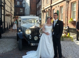 1930s Rolls Royce for weddings in Salisbury