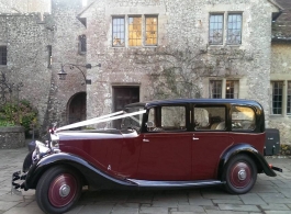 1935 Vintage Rolls Royce for wedding hire in Biddenden