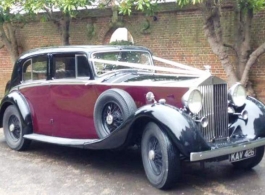 Vintage Rolls Royce Phantom for weddings in Guildford