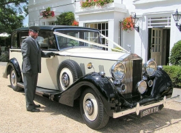 Luxury Rolls Royce Wraith wedding car hire in Camberley