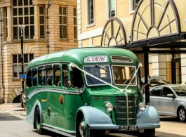 Vintage wedding bus hire in St Neots