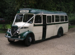 Vintage Wedding Bus hire in Hook