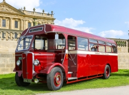 Vintage bus for wedding hire in Nottingham