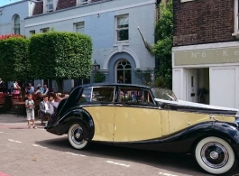 1950 Rolls Royce Silver Wraith for weddings in Guildford