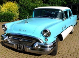 1955 Buick for weddings at Woking