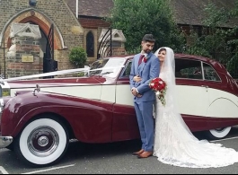 1955 Rolls Royce Silver Wraith for weddings in Twickenham