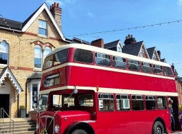 1950's bus for wedding hire in Birmingham