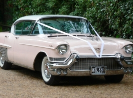 1957 Cadillac for weddings in East Grinstead