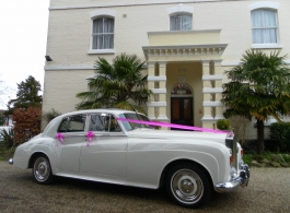 Classic 1960s wedding car in Maidstone