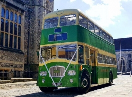 1964 double deck bus for weddings in Chichester