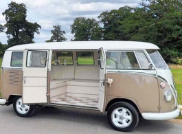 VW Splitscreen Campervan for weddings in Buckingham