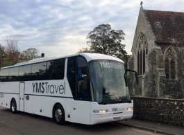 White wedding coaches for hire in Kent