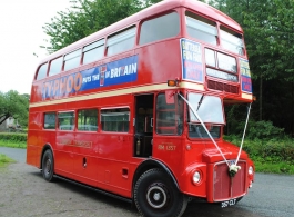 London Bus for wedding hire in Chepstow