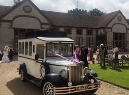 8 seat vintage wedding bus in Southsea