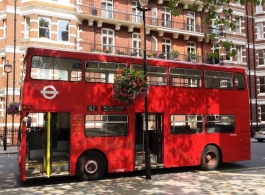 Large Red Bus for London weddings