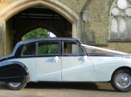 1955 classic wedding car for hire in Sidcup