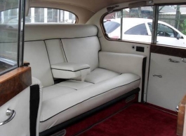 Classic 1960s wedding car in Sutton in Ashfield