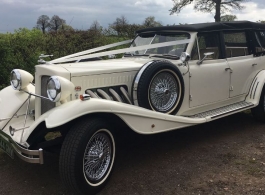 Vintage Style Beauford wedding car for hire in London