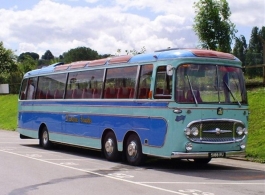 Vintage 1963 Bedford coach for weddings in Nottingham