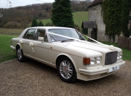 Modern Bentley for weddings in Swanley