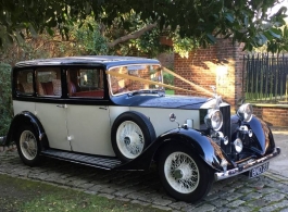 Vintage Rolls Royce wedding car hire in Southsea