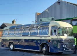 Vintage bus for wedding hire in Lewes