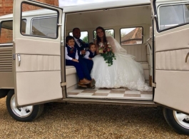 1966 VW Campervan for weddings in Bletchley