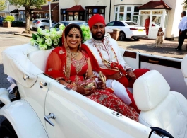 Vintage style White Beauford for weddings in Chelsea