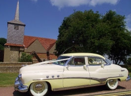 1950s Buick Sedan for weddings in Essex