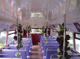 Red Routemaster wedding bus hire in Cardiff