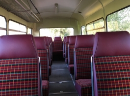 Vintage single deck bus for wedding hire in Bristol