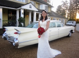 1950s Cadillac wedding car in Kingston Upon Thames