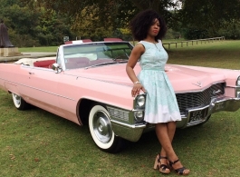 American convertible Cadillac for weddings in Hounslow