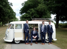 Classic VW Campervan for weddings in Chichester