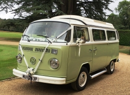 VW Campervan for wedding hire in Marlow