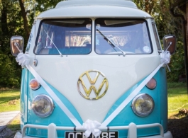 Classic 1960's Campervan for wedding hire in Chichester