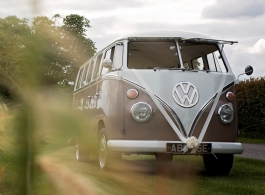 Classic VW Campervan for weddings in Bedford