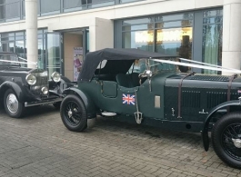 Classic 1950s Bentley wedding car hire in Guildford