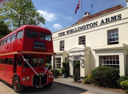 Classic Red Routemaster Bus for wedding hire in Aldershot