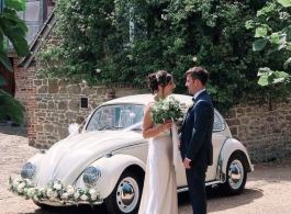 1960s VW Beetle for weddings in Horsham