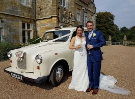 Classic London Taxi for weddings in Chelsea