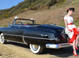 Classic American car for weddings in Wimborne