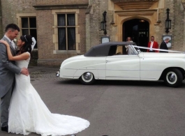 Classic convertible Bentley for weddings in Richmond