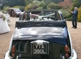 Classic Daimler for weddings in Southsea